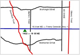 Ascension Lutheran Church location map